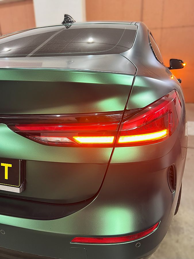 Bmw 2 series F44 переробка задніх ліхтарів з америки на європу