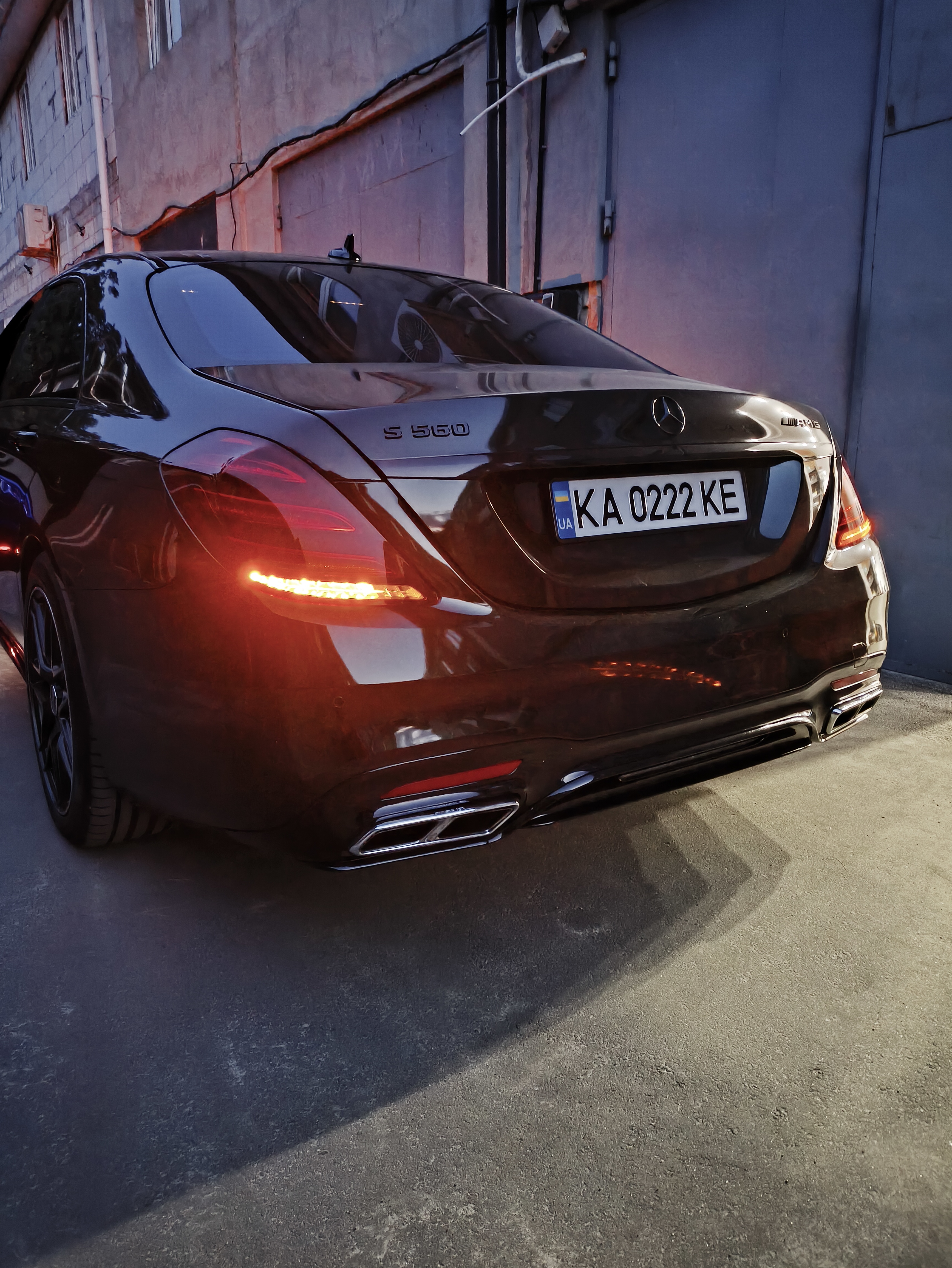 Mercedes-benz w222 переробка задніх ліхтарів з америки на європу