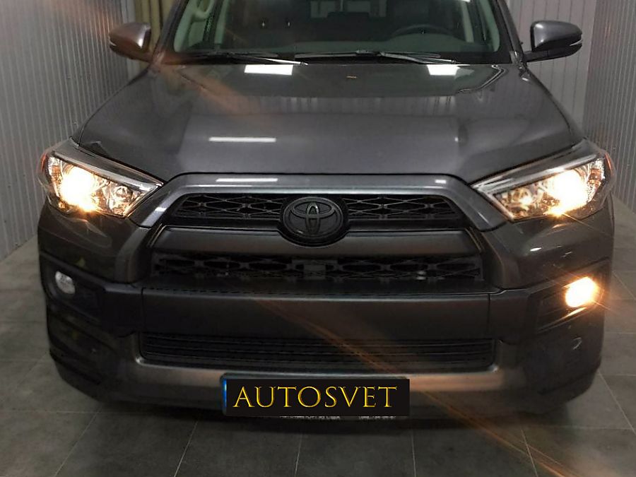 Замена штатных линз Toyota Highlander